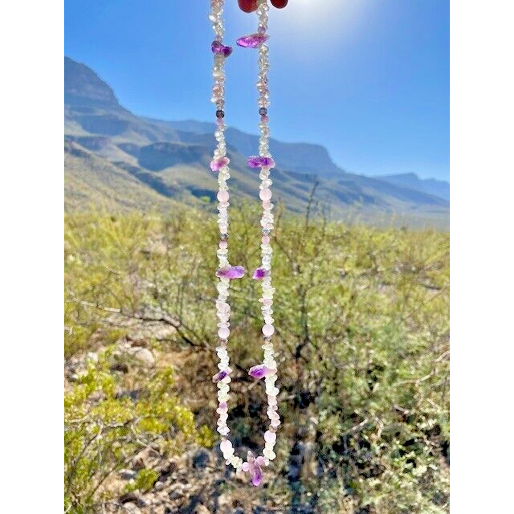 Native American Handmade Necklace 14" - Picture 3 of 6